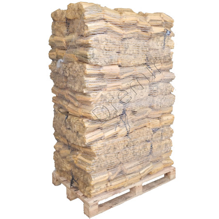 Drewno podpałkowe sosnowe 168 worków / paleta